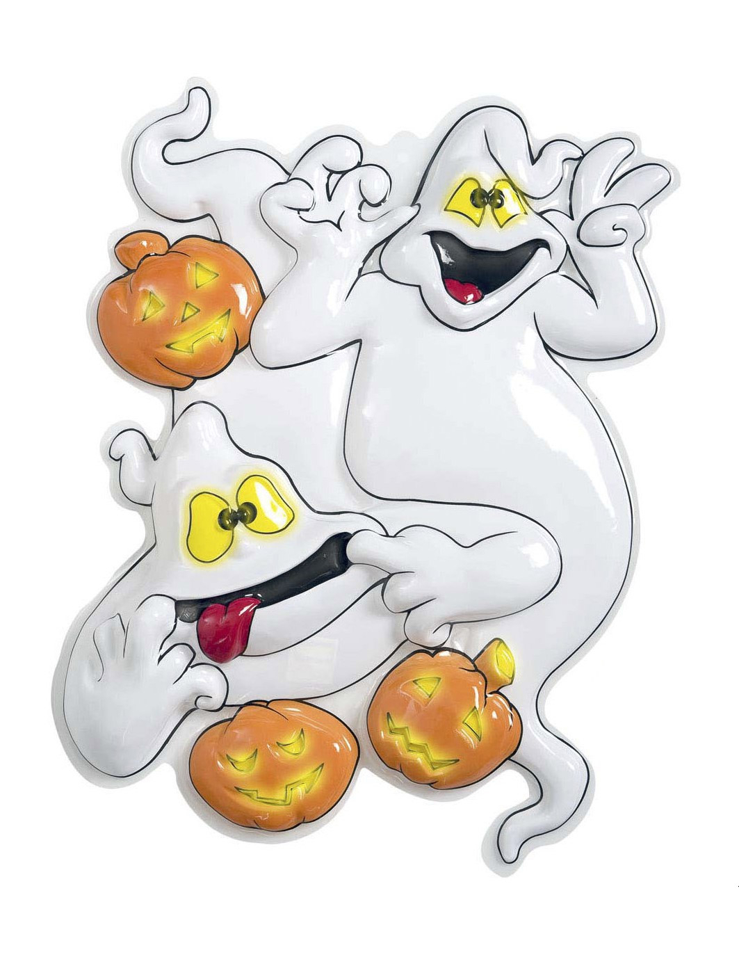 Decorazioni Di Plastica Con Fantasmi E Zucche Vegaooparty