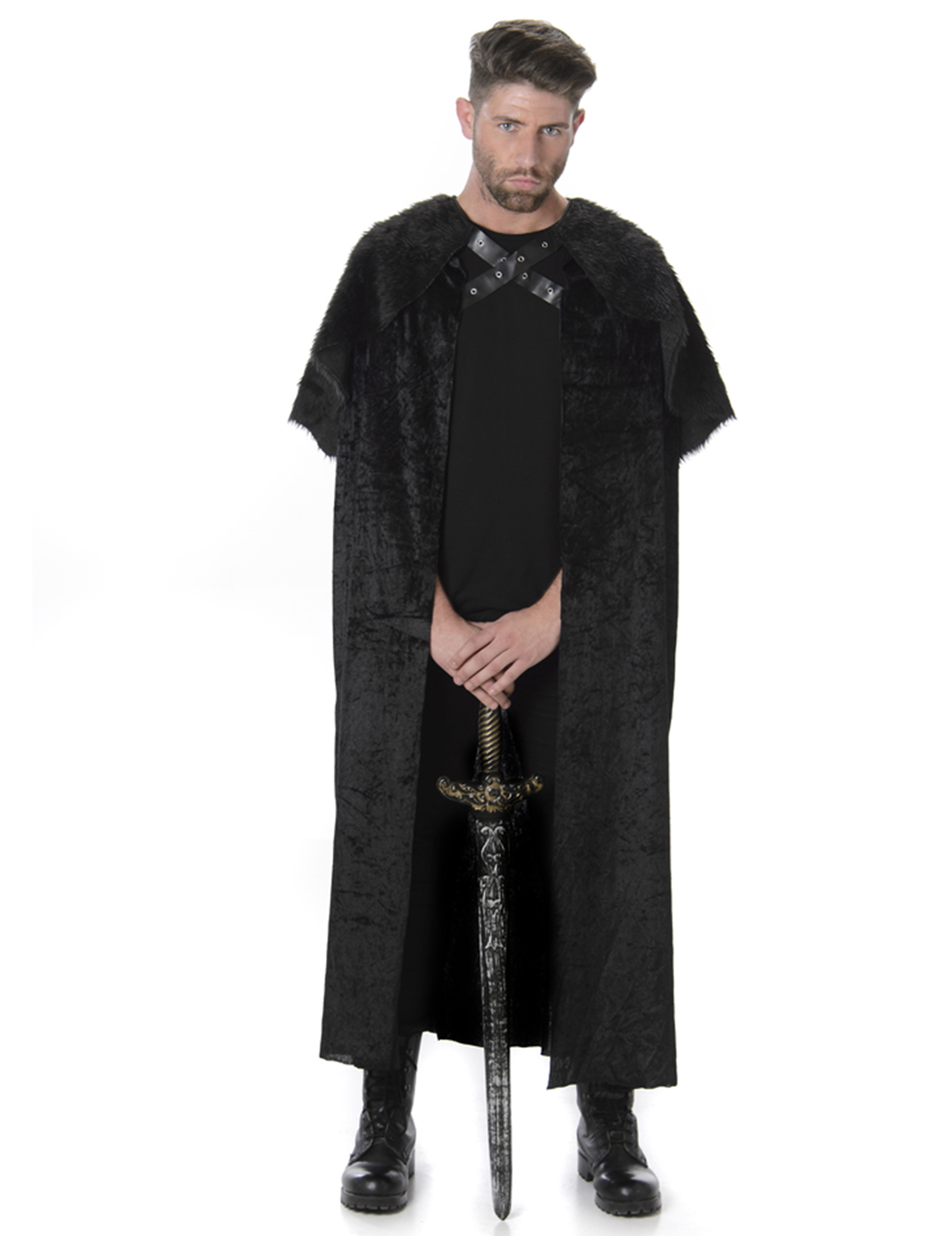 Tessuto Finta Pelliccia Morbida Nero – 1 Metro (150x100 Cm) – Pelo 20 Mm – Per Peluche, Cuscini, Costumi, Abbigliamento – Poliestere E Acrilico