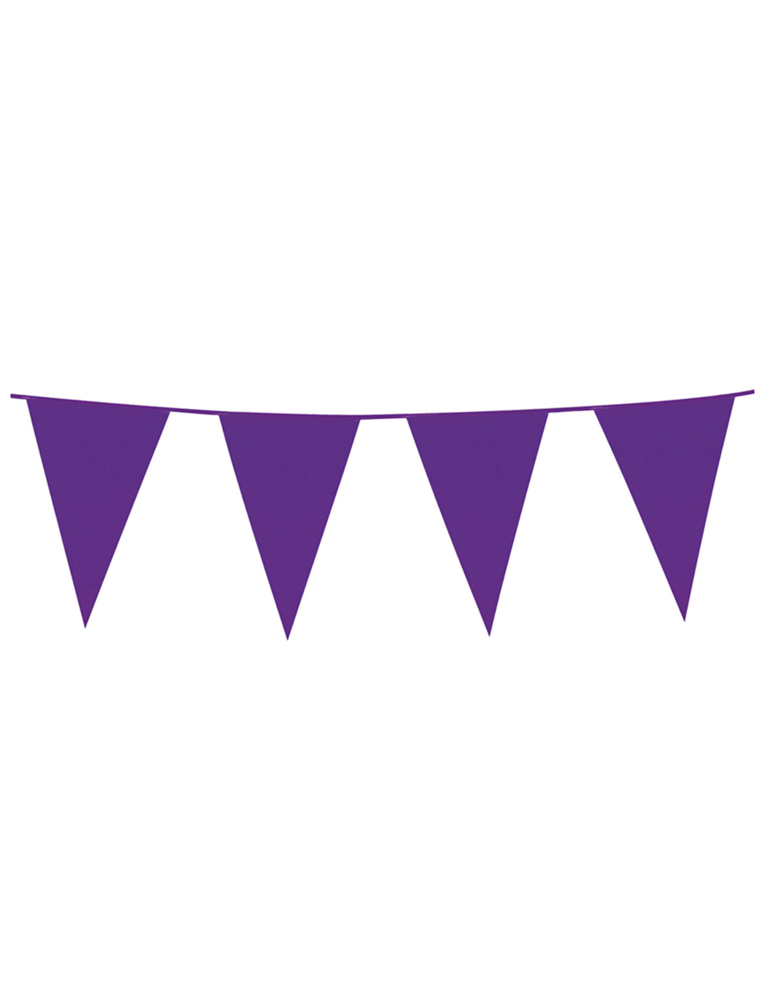 The Flag Wholesaler Bandierine Viola Scout – Ghirlanda 9 Metri, Multicolore, Poliestere - 2