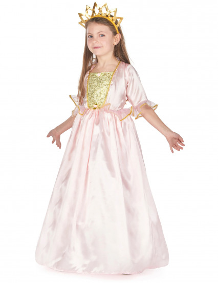 Costume rosa da principessa per bambina Costume rosa da principessa per bambina