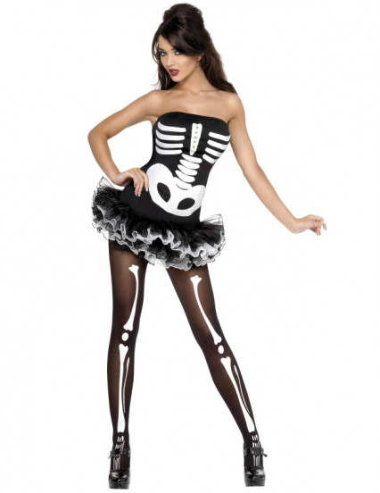 Costume da scheletro per donna sexy Halloween Costume da scheletro per donna sexy Halloween