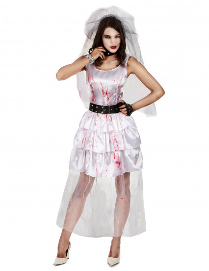 Costume da sposa zombie di Halloween per donna Costume da sposa zombie di Halloween per donna