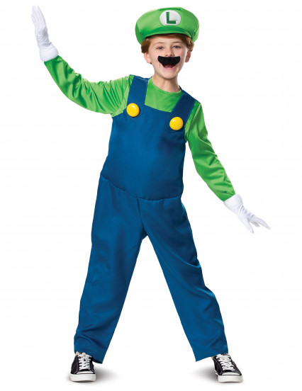 Costume originale da Luigi™ versione deluxe per bambino Costume originale da Luigi™ versione deluxe per bambino