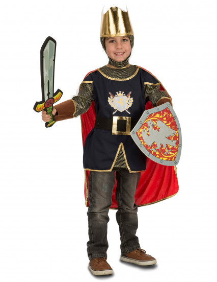Costume da cavaliere con corona per bambino Costume da cavaliere con corona per bambino