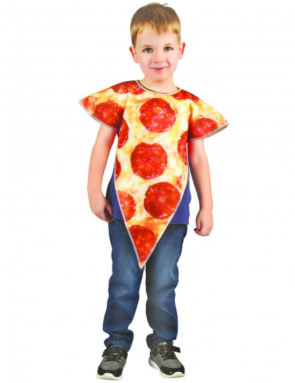 Travestimento da fetta di pizza per bambino Travestimento da fetta di pizza per bambino