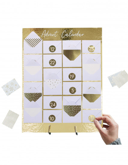 Calendario dell'Avvento personalizzabile con bustine Calendario dell'Avvento personalizzabile con bustine