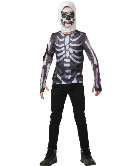 Maglia e maschera da Skull Trooper di Fortnite™ per adolescente Maglia e maschera da Skull Trooper di Fortnite™ per adolescente