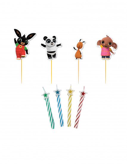Kit per torta candeline e decorazioni Bing™ Kit per torta candeline e decorazioni Bing™