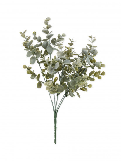 Mazzetto di foglie d'eucalipto verdi plastica 35 cm Mazzetto di foglie d'eucalipto verdi plastica 35 cm