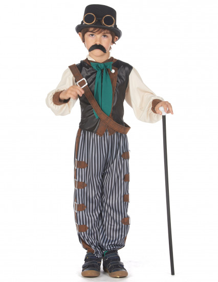Costume dandy steampunk per bambino Costume dandy steampunk per bambino