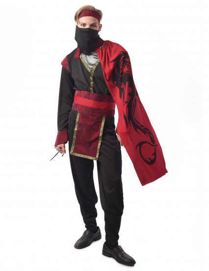 Costume yakuza rosso uomo Costume yakuza rosso uomo