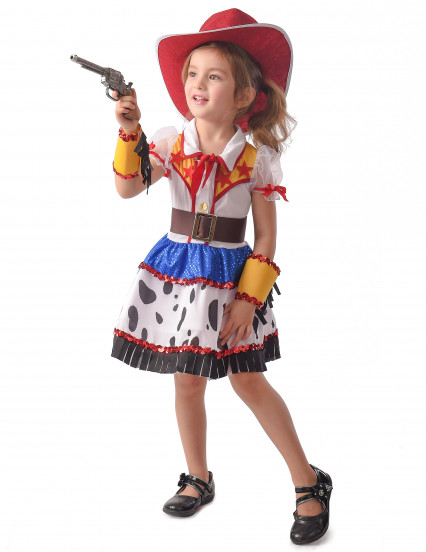 Costume cowgirl dei cartoni animati per bambina Costume cowgirl dei cartoni animati per bambina