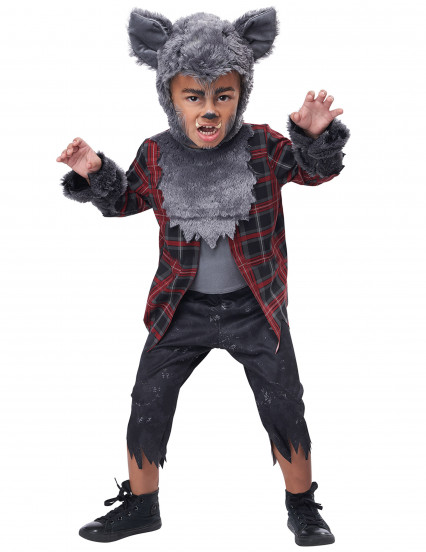 Costume grigio lupo mannaro bambino Costume grigio lupo mannaro bambino
