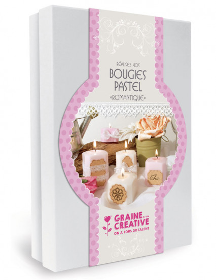 Kit creazione candele pastello Kit creazione candele pastello