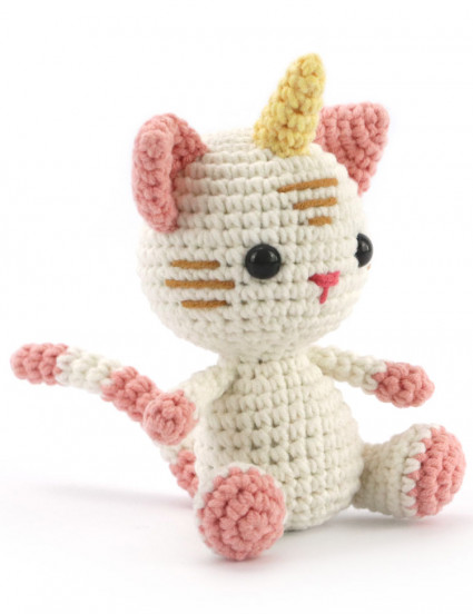 Kit uncinetto gatto-unicorno Kit uncinetto gatto-unicorno