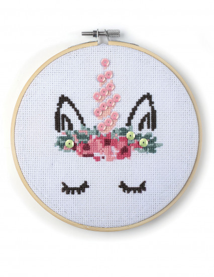 Kit tamburo da cucire unicorno Kit tamburo da cucire unicorno