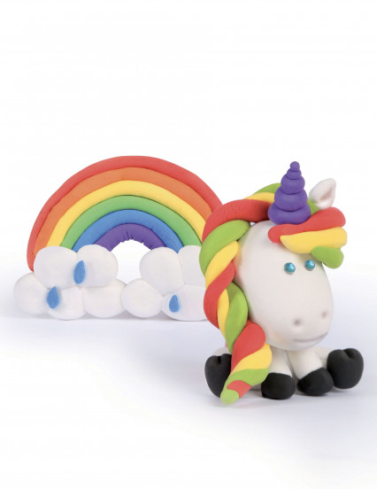 Kit pasta da modellare piccolo unicorno Kit pasta da modellare piccolo unicorno