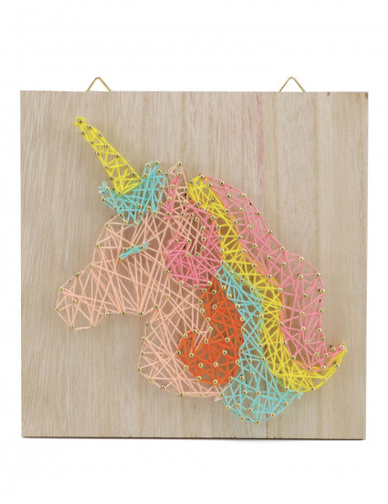 Kit string art unicorno colorato Kit string art unicorno colorato