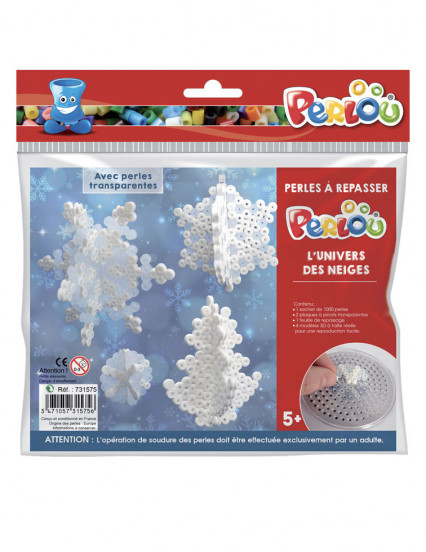 Kit perline da stirare neve Kit perline da stirare neve