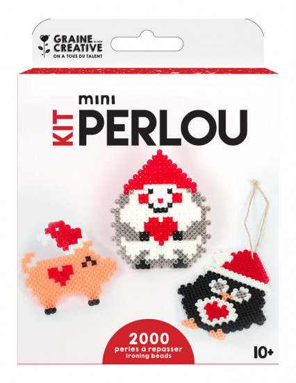 Kit perline da stirare animali natalizi Kit perline da stirare animali natalizi