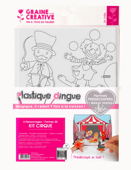 Kit plastica termoretraibile circo 3D Kit plastica termoretraibile circo 3D