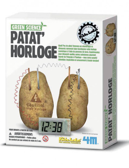 kit scientifico orologio a patate kit scientifico orologio a patate
