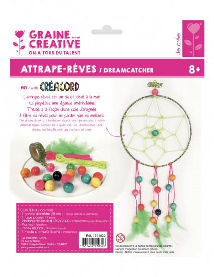Kit Créacord® acchiappa sogni tropicale Kit Créacord® acchiappa sogni tropicale