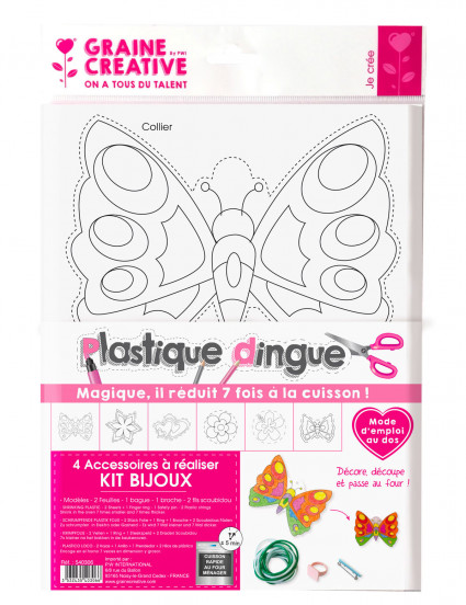 Kit plastica termoretraibile 4 accessori gioiello Kit plastica termoretraibile 4 accessori gioiello