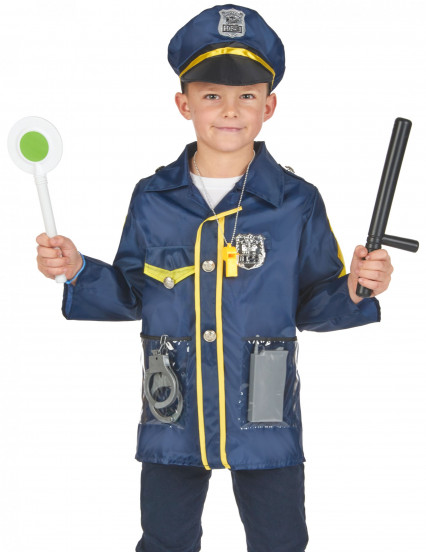 Kit costume e accessori da poliziotto bambino Kit costume e accessori da poliziotto bambino