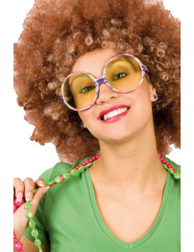 Occhiali grandi da hippie per adulto - Vegaooparty