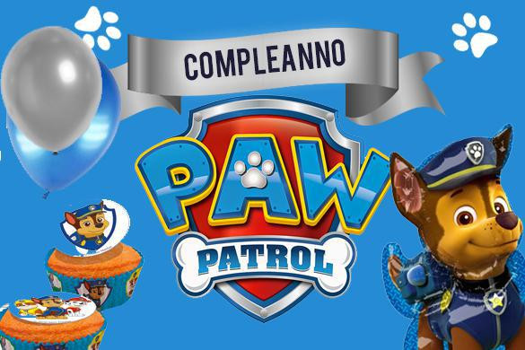 Abito Festa Paw Patrol SKYE Con Nome - Vestito Tutù Rosa Per Compleanno Bambina