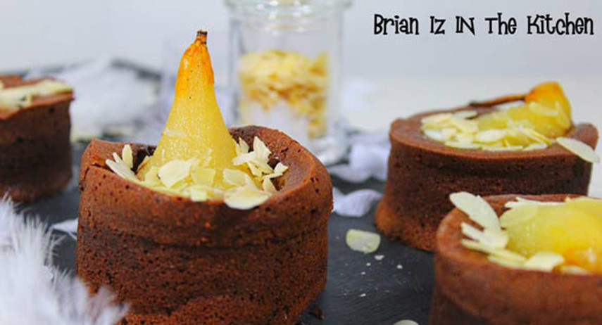 Fondant al cioccolato con pere